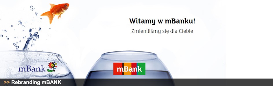 Nowe logo mBank + rebranding