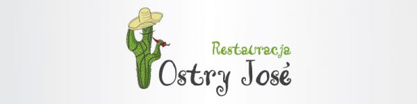 Grafika przedstawiająca świetne logo firmowe restauracji Ostry Jose